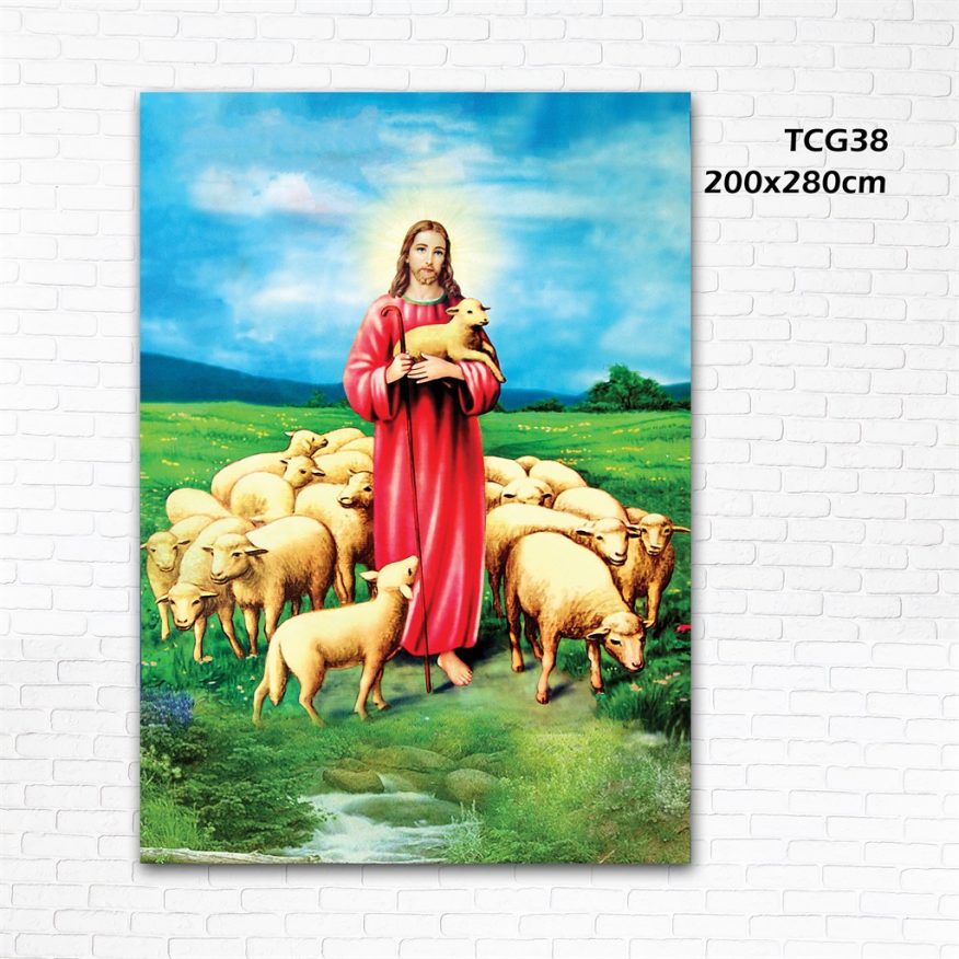 Tranh Trang Trí Đức Cha Và Đàn Cừu YH00140